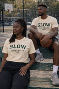 The Slow University Classic Cream Collegiate Tee
