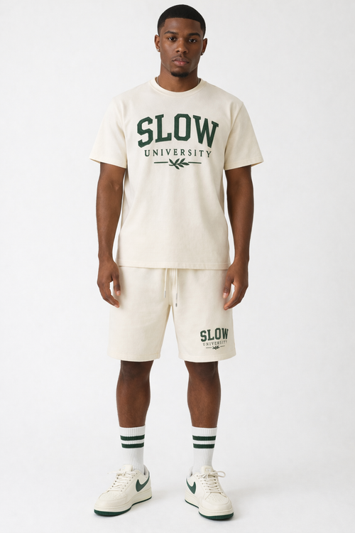 Slow University Cream Classic Set