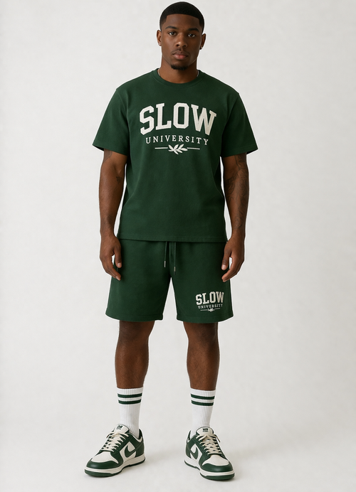 Slow University Forest Green Classic Set