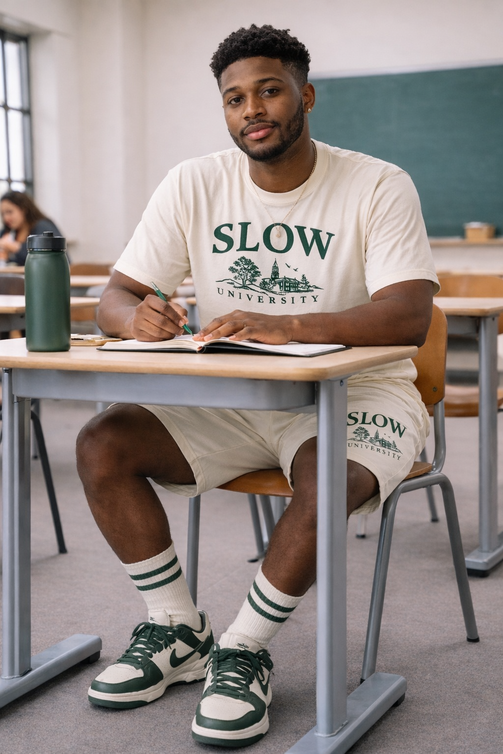Slow University Cream Campus Set
