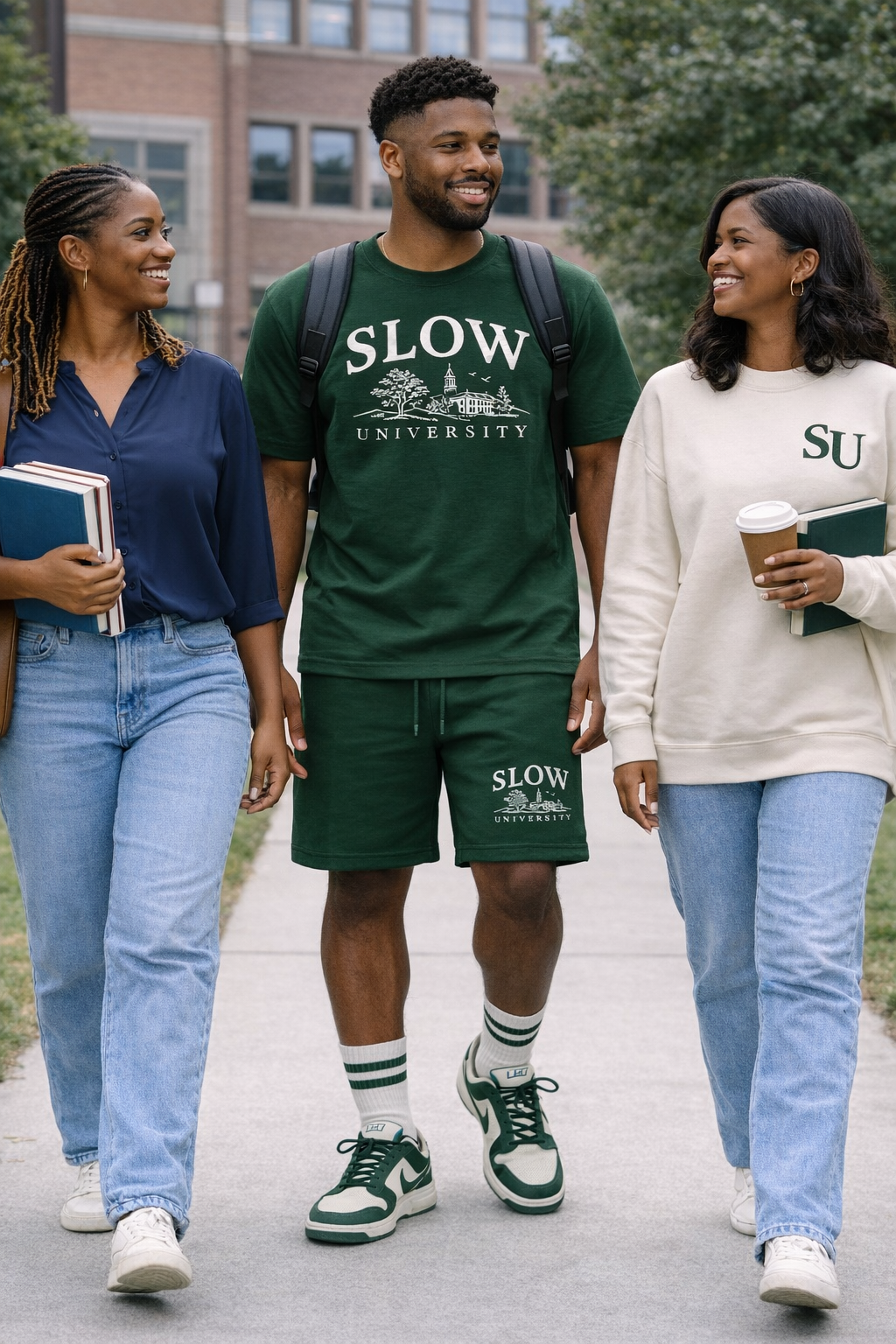 Slow University Forest Green Campus Set